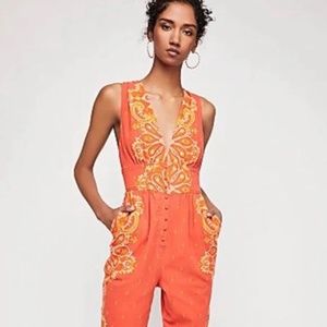 Free People Setting Sun Jumpsuit NWT